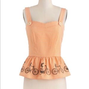 Knitted Dove Modcloth Peplum Top